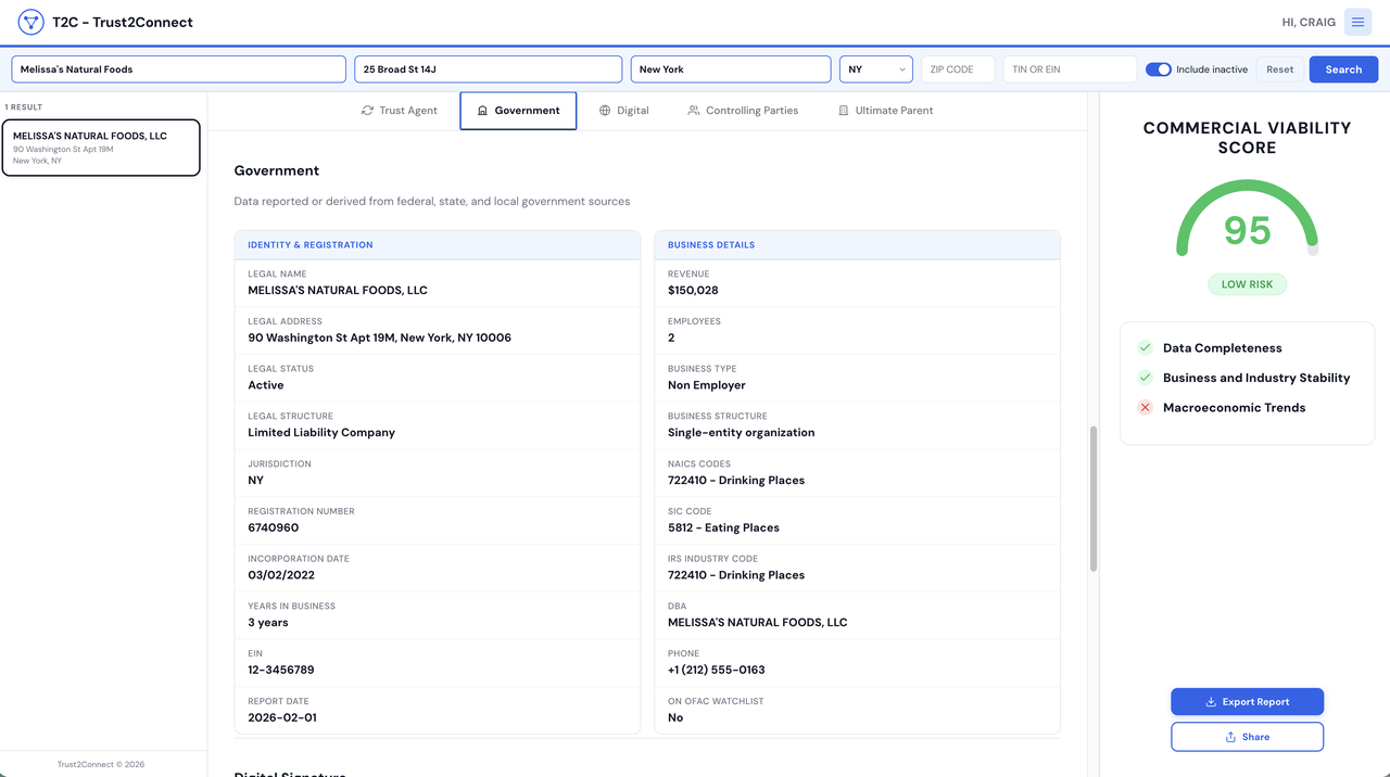 Full Government Filing Data